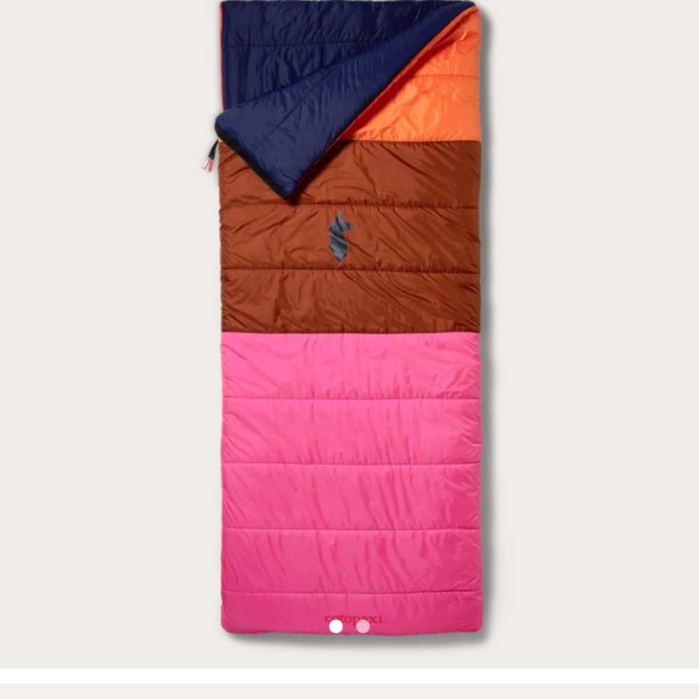 Cotopaxi color blocked sleeping bag